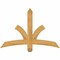 Ekena Millwork Davenport Rough Sawn Timber Gable Bracket, Western Red Cedar, 48"W x 32"H x 2"D x 4"F, 16/12 Pitch GBW048X32X0204DAV00RWR - alternate 1